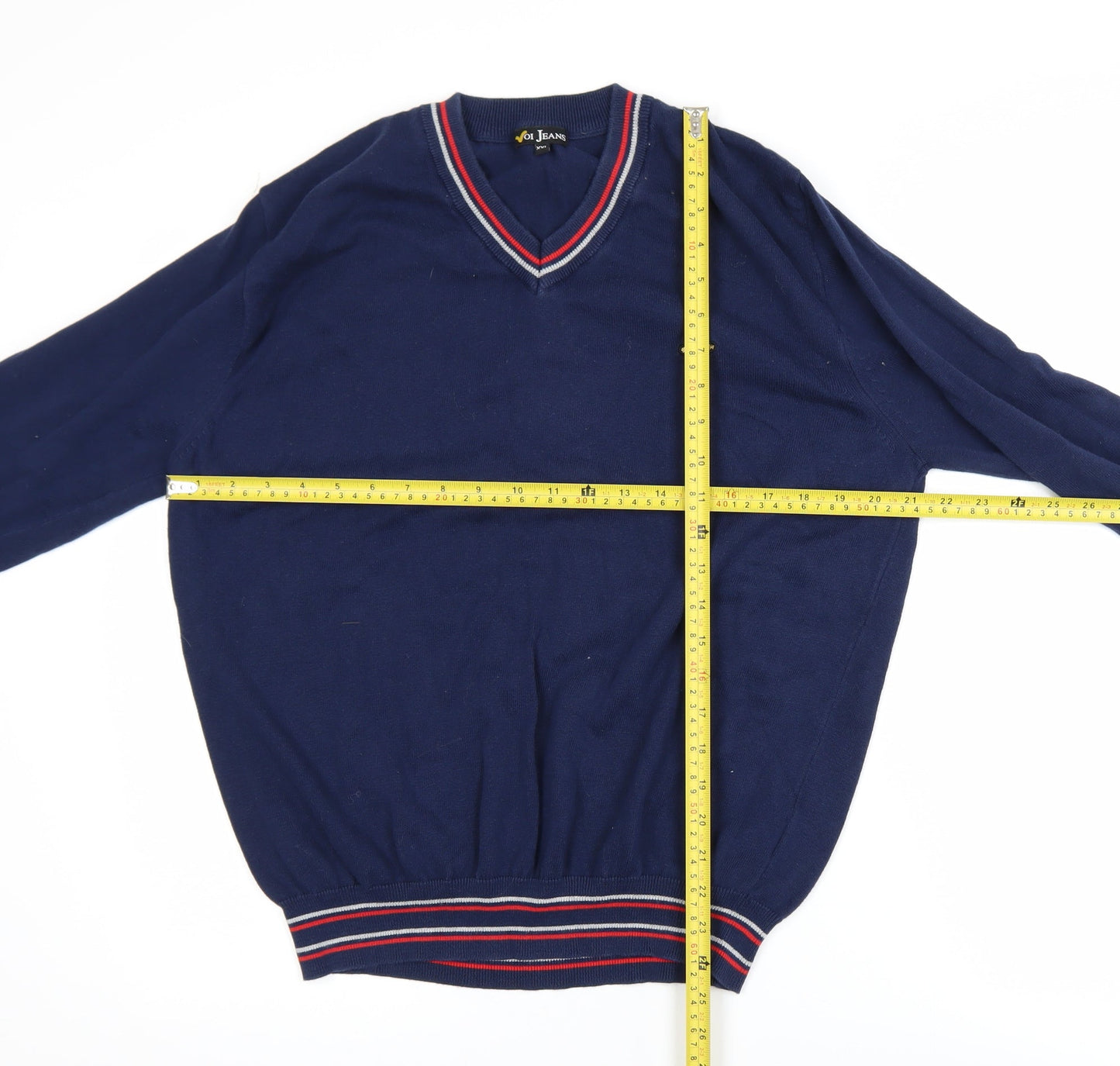 Mens UK Size 2XL Voi Jeans Blue Pullover Jumper