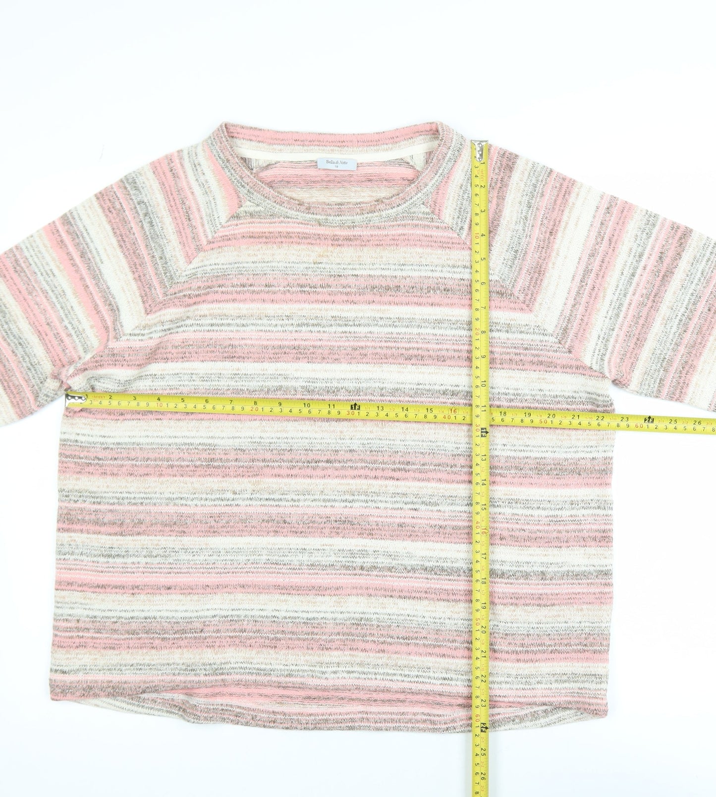 Womens UK Size 18 Bella di Notte Pink Pullover Jumper