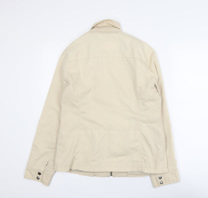 Maine New England Women's Beige Cotton Blend Jacket Size 12