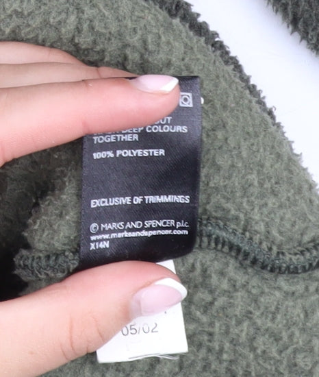 Mens UK Size L Marks and Spencer Green Basic Jacket