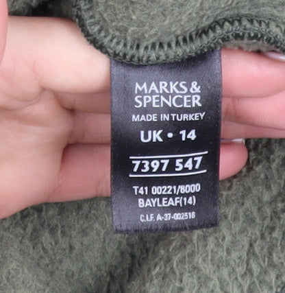 Mens UK Size L Marks and Spencer Green Basic Jacket