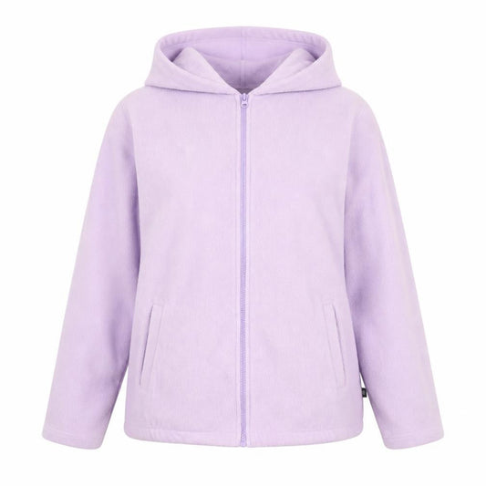 Hawkshead Women's Purple Fleece Hooded Full Zip Jacket Size L