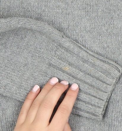 Mens UK Size M NEXT Grey Henley Jumper