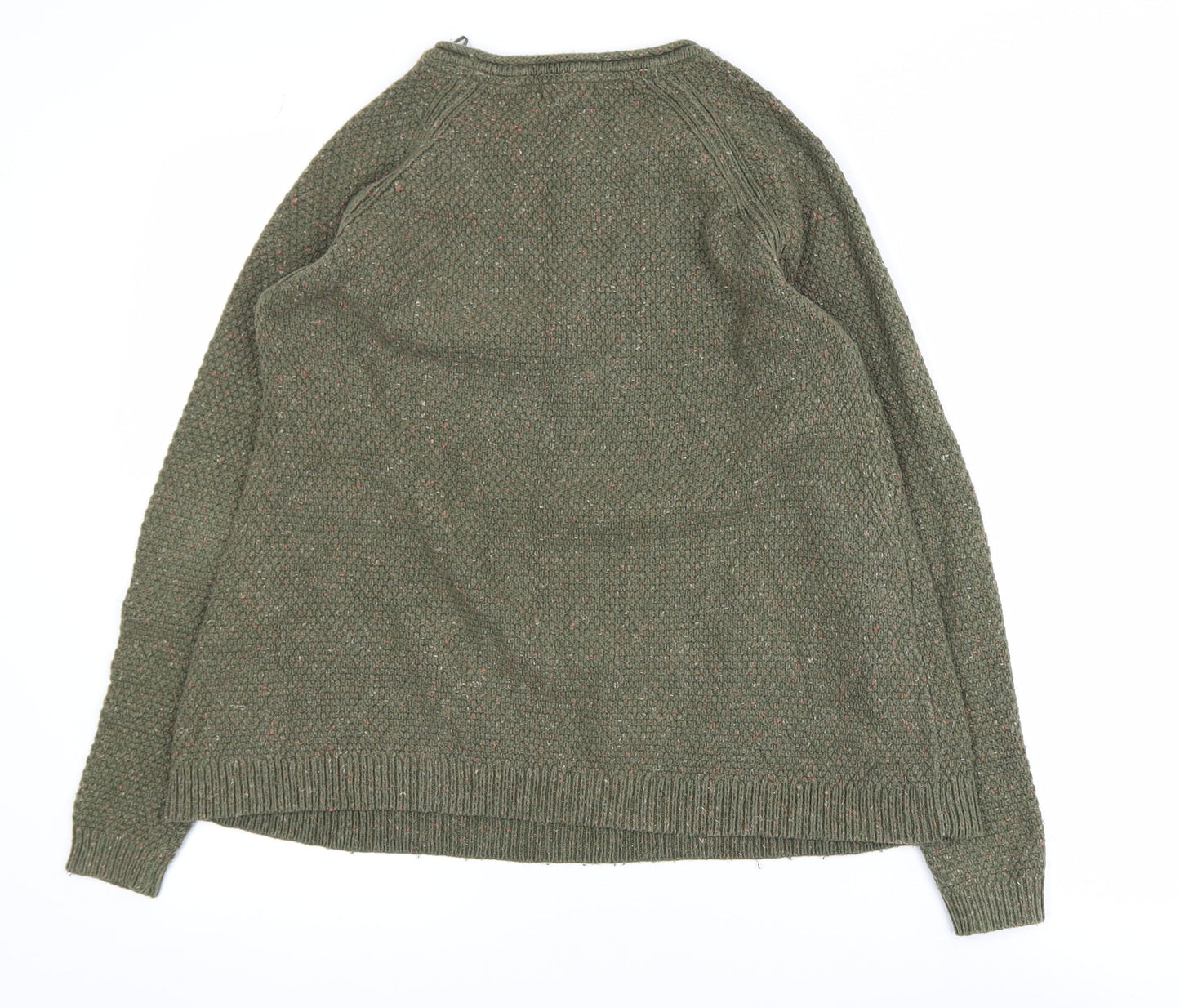 Womens UK Size 8 Fat Face Green Pullover Jumper
