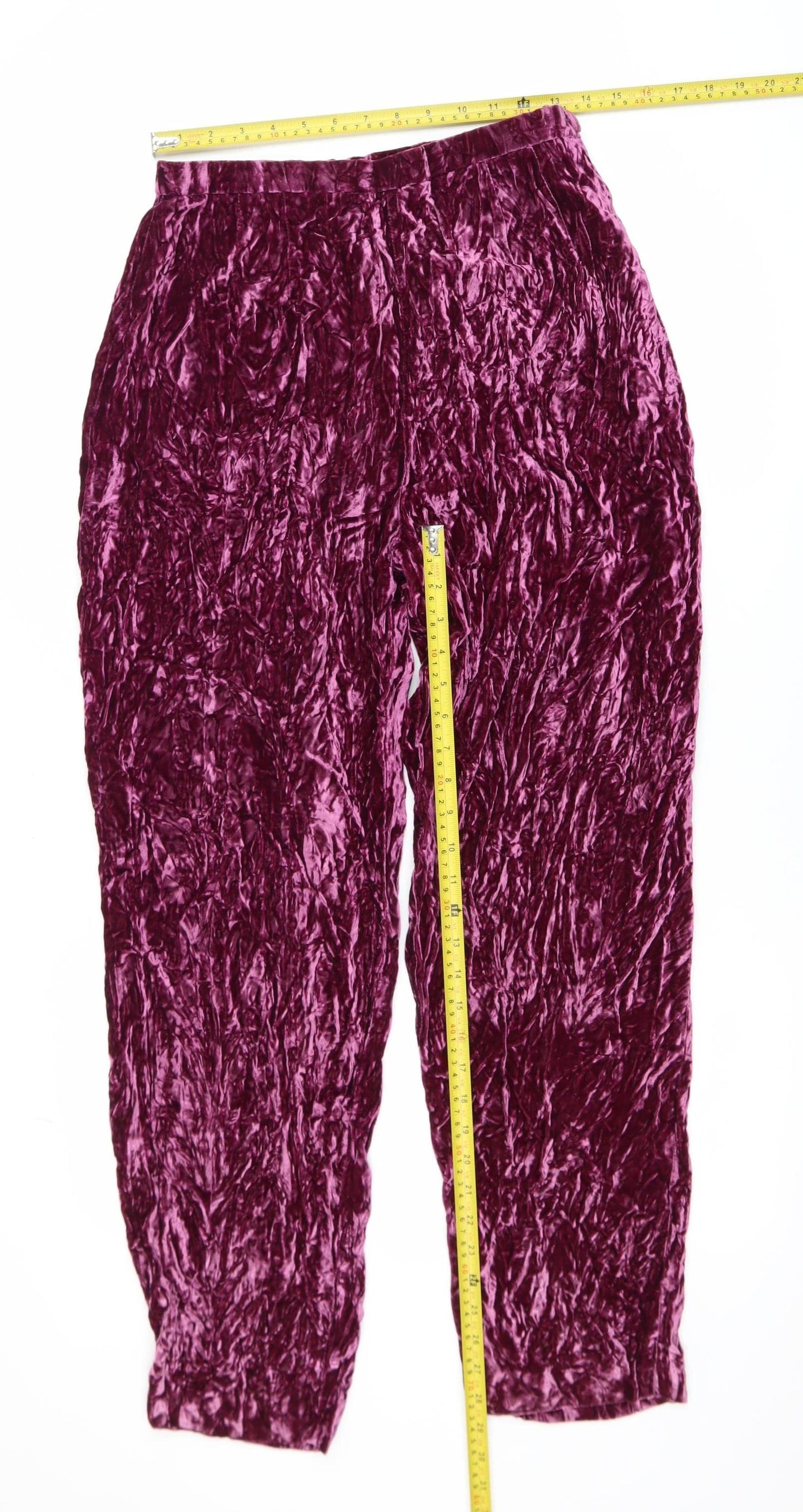 Womens UK Size 4 Susan Gillis-Browne Regular Fit Dress Pants Purple Trousers