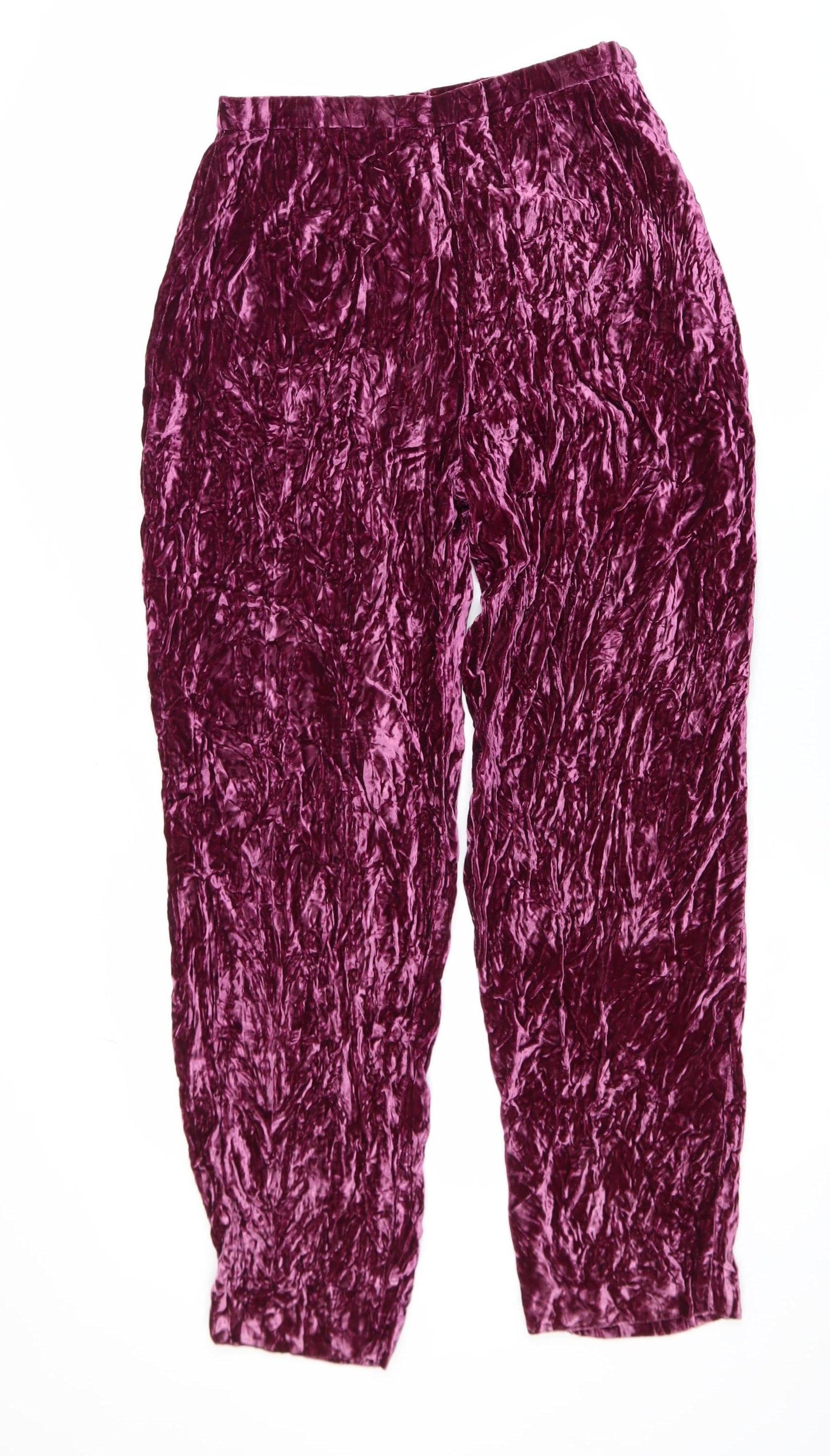 Womens UK Size 4 Susan Gillis-Browne Regular Fit Dress Pants Purple Trousers