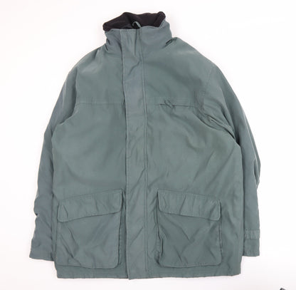 Mens UK Size M Marks and Spencer Green Parka Coat