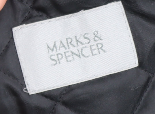 Mens UK Size M Marks and Spencer Green Parka Coat