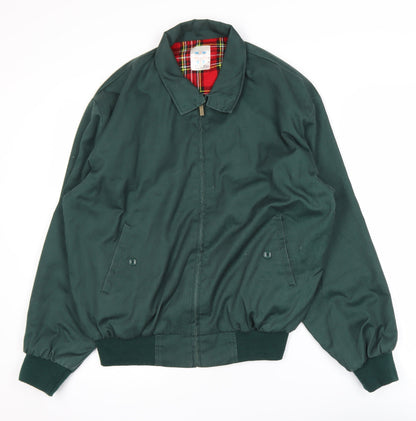 Mens UK Size M Walker and Hawkes Green Bomber Jacket