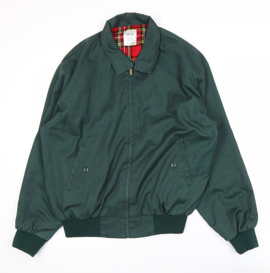 Mens UK Size M Walker and Hawkes Green Bomber Jacket