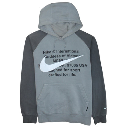Mens UK Size XL Nike Grey Pullover Hoodie