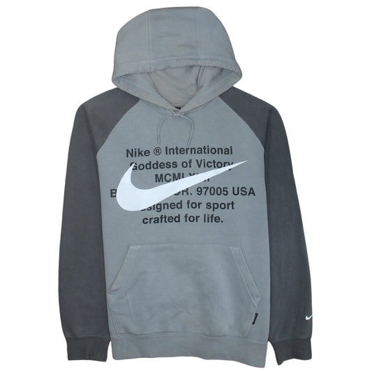 Mens UK Size XL Nike Grey Pullover Hoodie