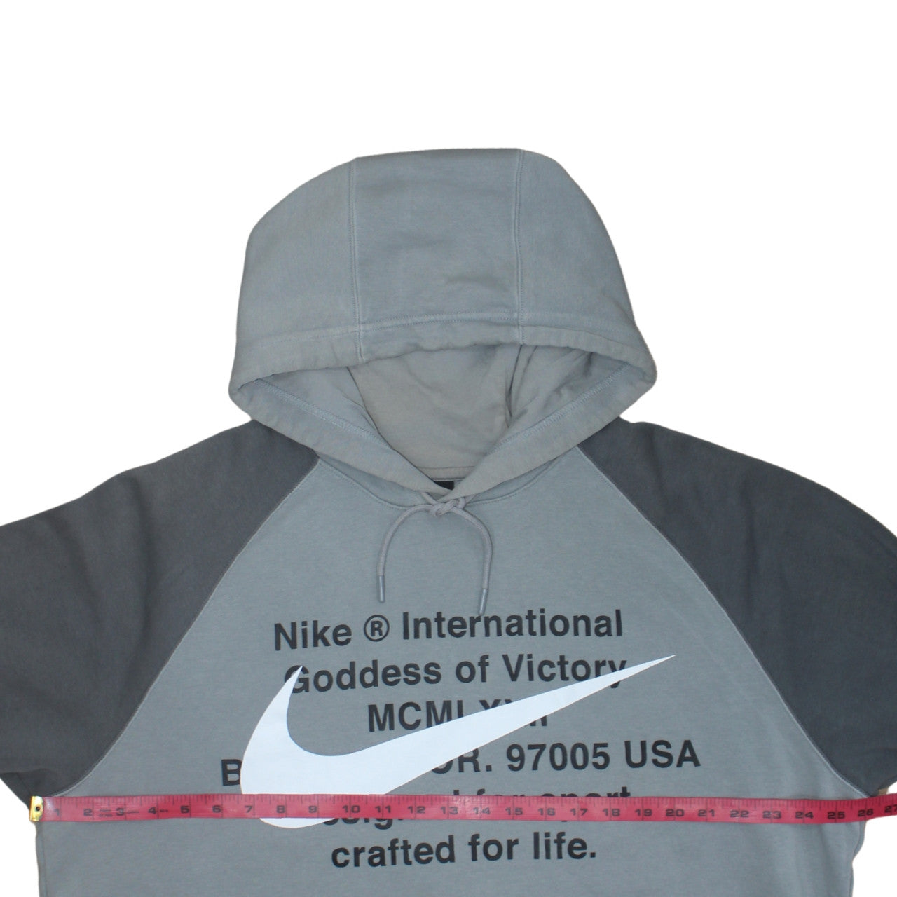 Mens UK Size XL Nike Grey Pullover Hoodie