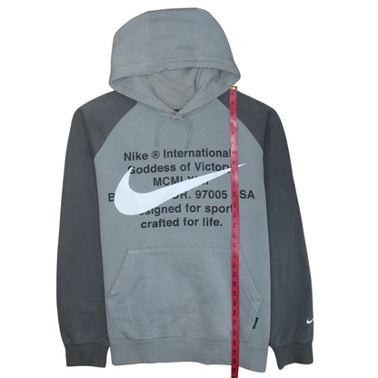 Mens UK Size XL Nike Grey Pullover Hoodie