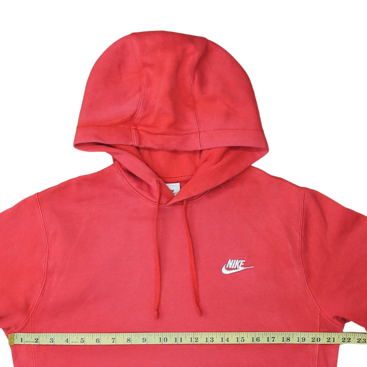 Mens UK Size S Nike Red Pullover Hoodie