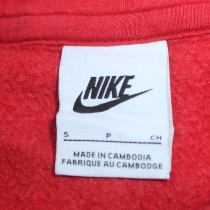 Mens UK Size S Nike Red Pullover Hoodie