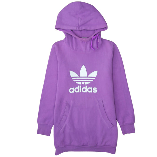 Womens UK Size M adidas Purple Pullover Hoodie