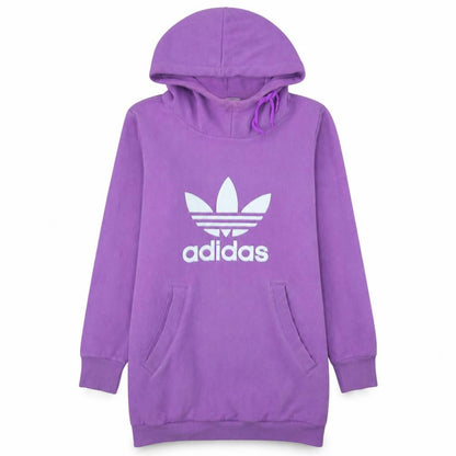 Womens UK Size M adidas Purple Pullover Hoodie