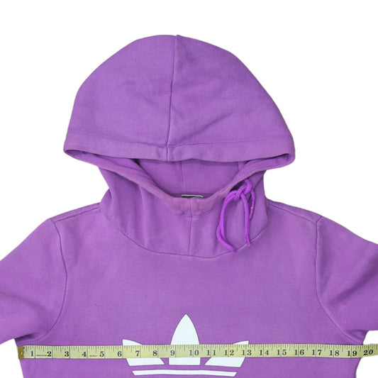 Womens UK Size M adidas Purple Pullover Hoodie