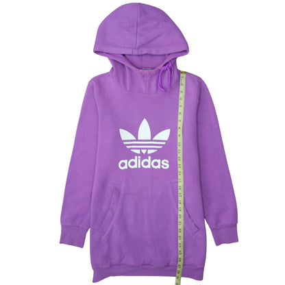 Womens UK Size M adidas Purple Pullover Hoodie