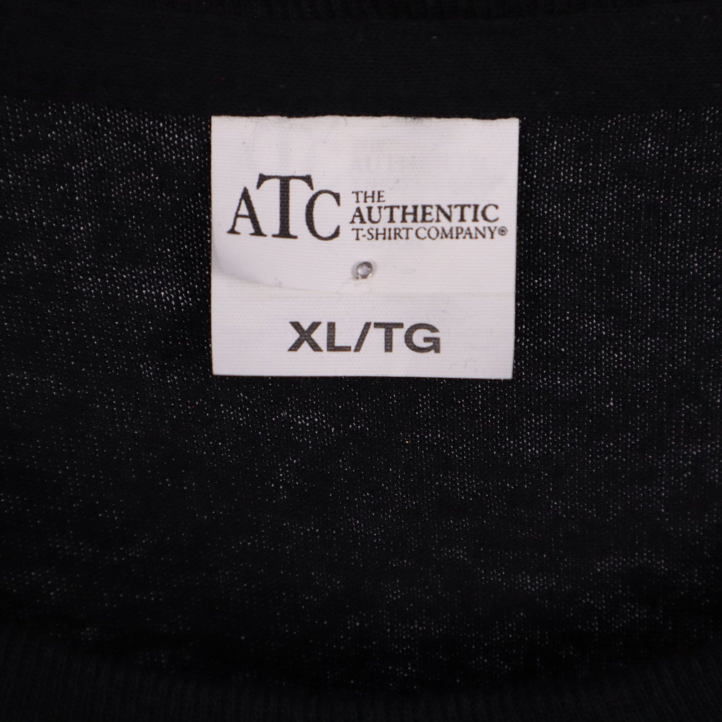 Mens UK Size XL The Authentic T-Shirt Company Black  T-Shirt