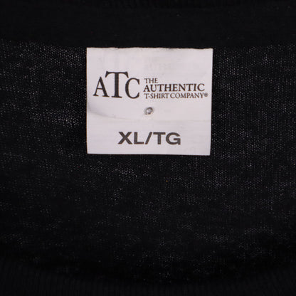 Mens UK Size XL The Authentic T-Shirt Company Black  T-Shirt