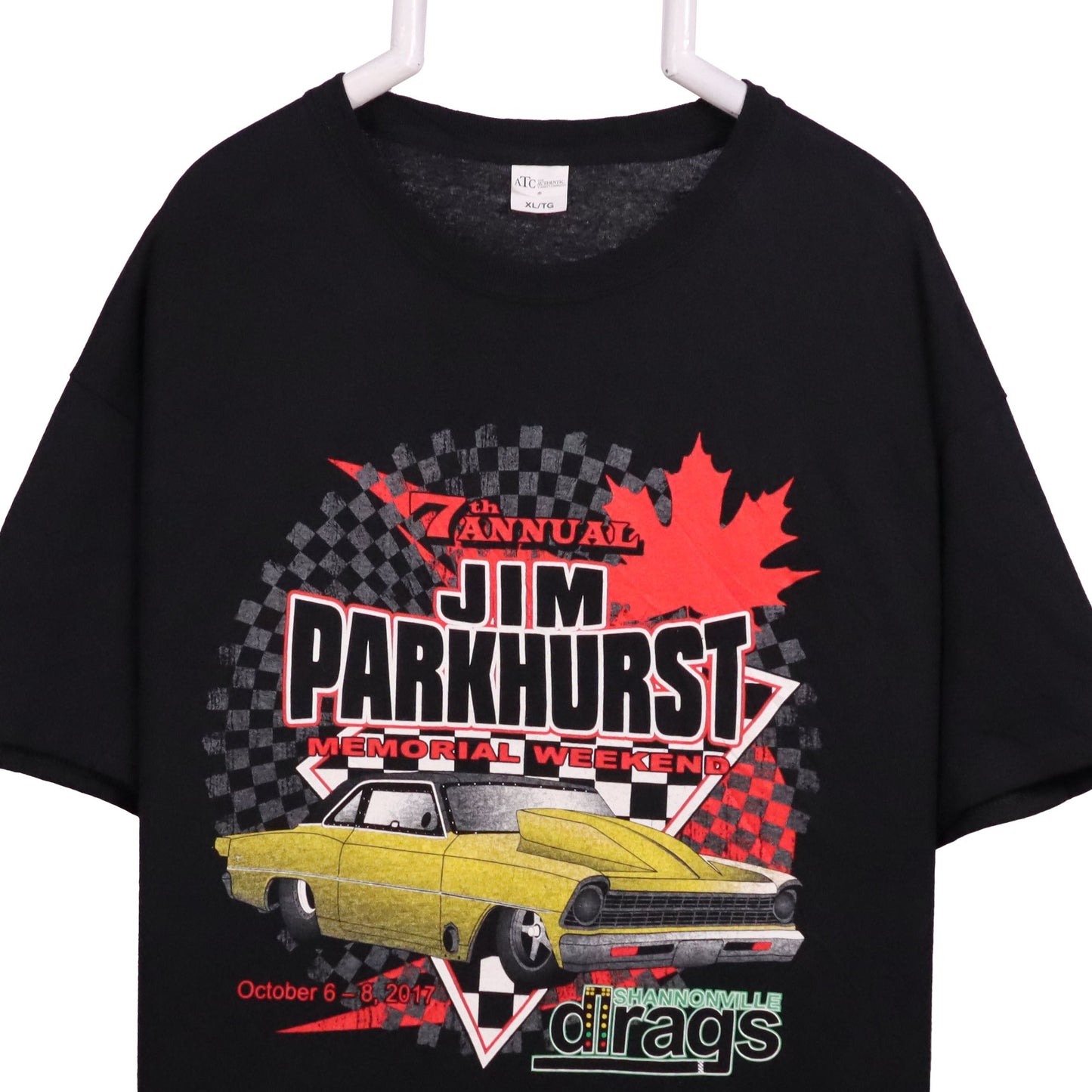Mens UK Size XL The Authentic T-Shirt Company Black  T-Shirt