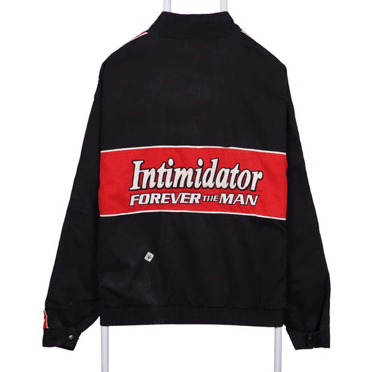 Winner's Circle Men's Black Red XL Racing Bomber Jacket