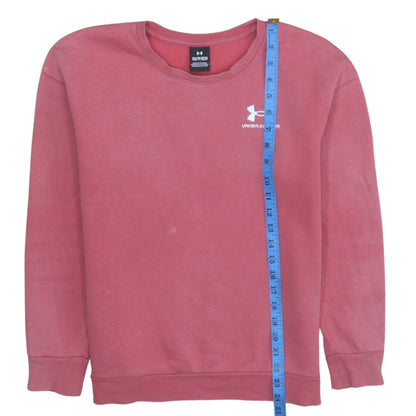 Womens UK Size XS Under armour Pink Pullover Sweatshirt