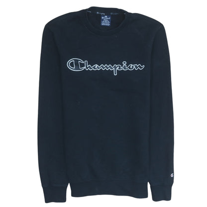 Mens UK Size S Champion Black Pullover Sweatshirt