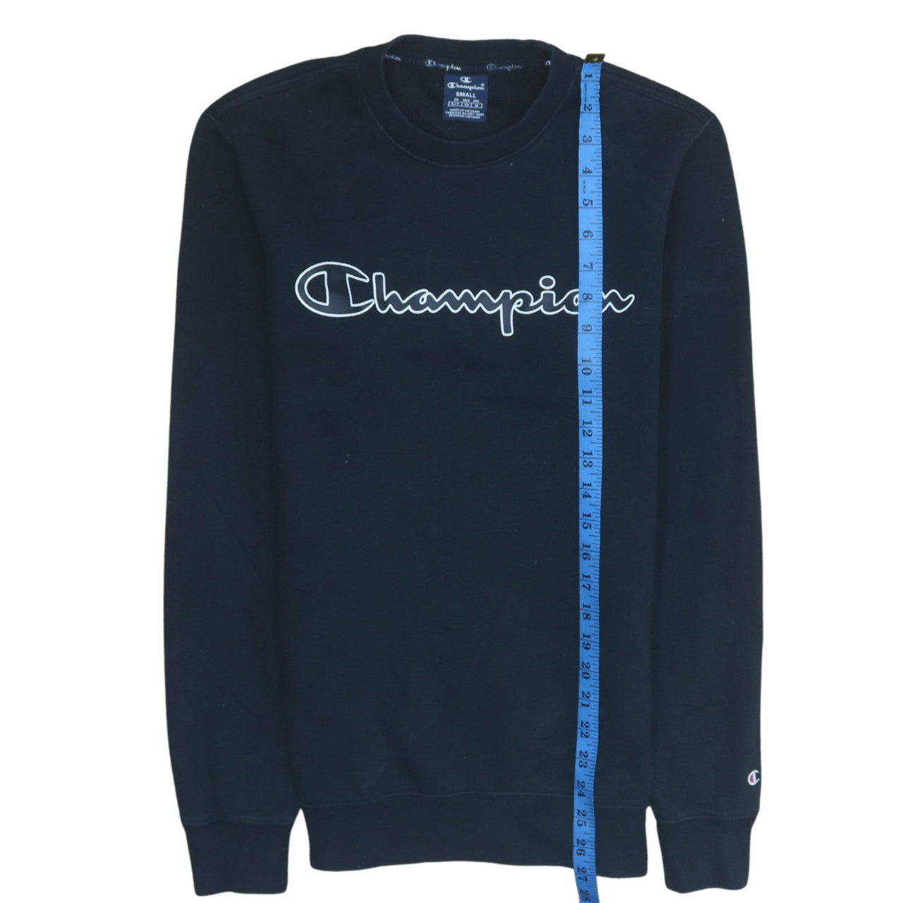 Mens UK Size S Champion Black Pullover Sweatshirt