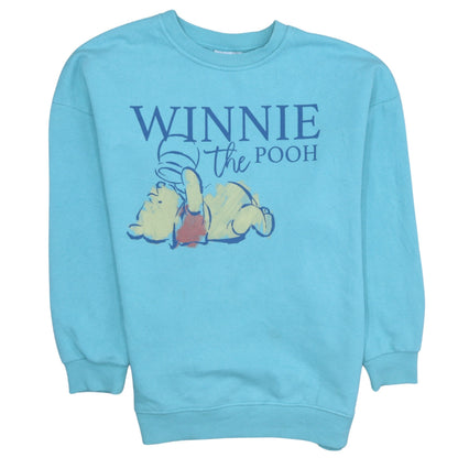 Womens UK Size 12/14 Disney Blue Pullover Sweatshirt
