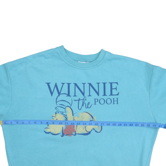 Womens UK Size 12/14 Disney Blue Pullover Sweatshirt