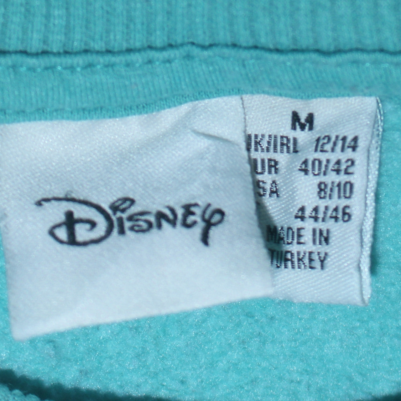 Womens UK Size 12/14 Disney Blue Pullover Sweatshirt
