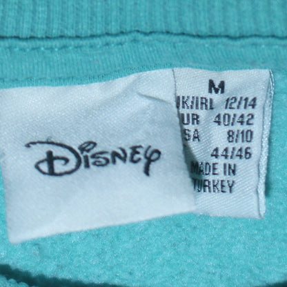 Womens UK Size 12/14 Disney Blue Pullover Sweatshirt