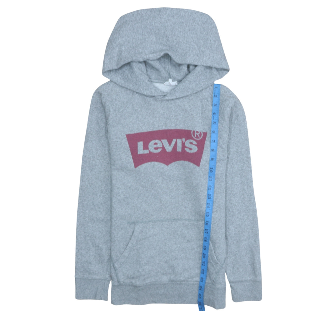 Mens UK Size S Levi's Grey Pullover Hoodie