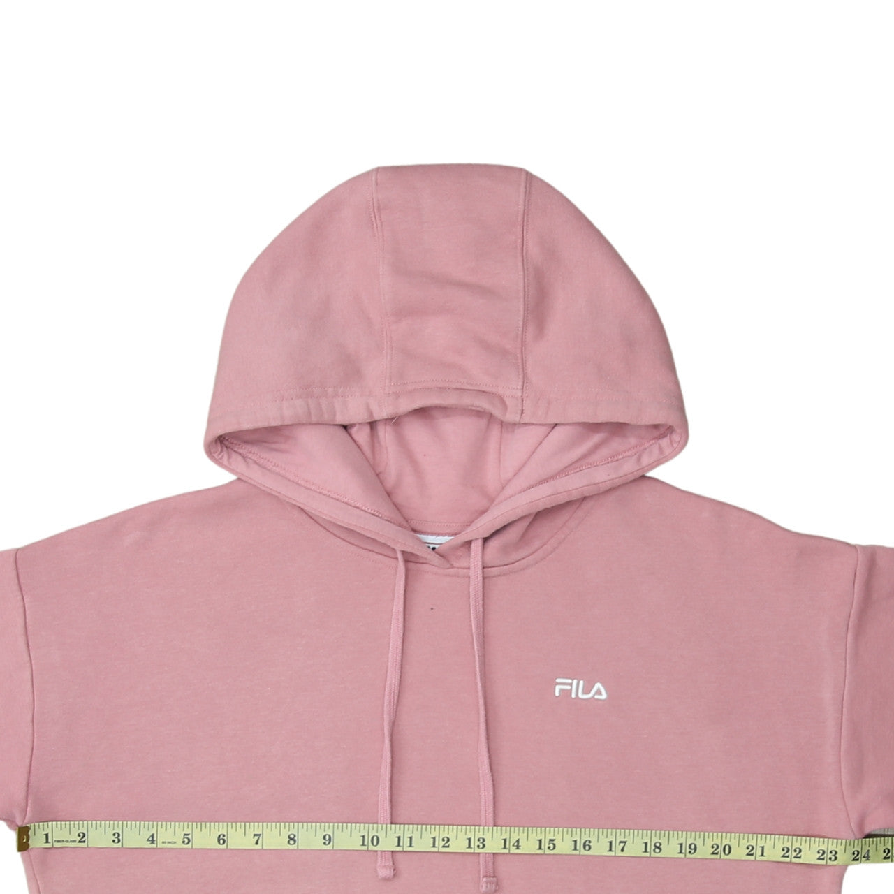 Womens UK Size L FILA Pink Pullover Hoodie