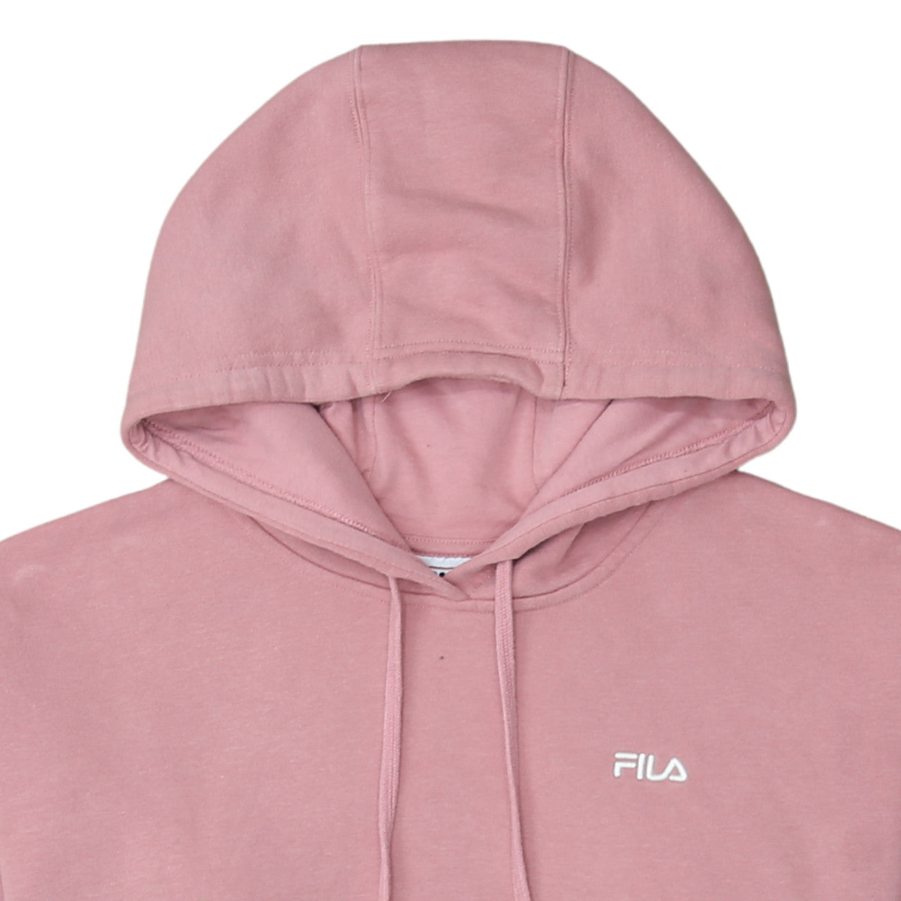 Womens UK Size L FILA Pink Pullover Hoodie