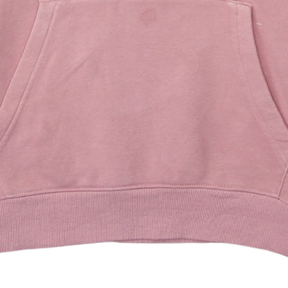 Womens UK Size L FILA Pink Pullover Hoodie