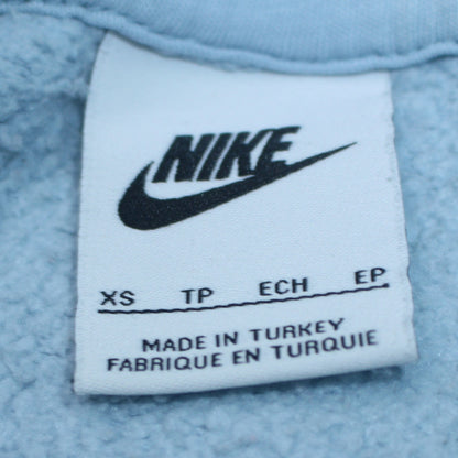 Womens UK Size XS Nike Blue Pullover Hoodie