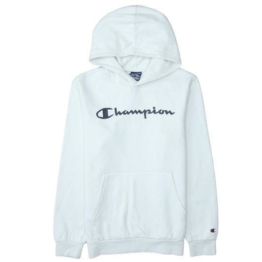 Boys UK Size 13-14 Years Champion White Pullover Hoodie