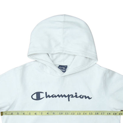 Boys UK Size 13-14 Years Champion White Pullover Hoodie