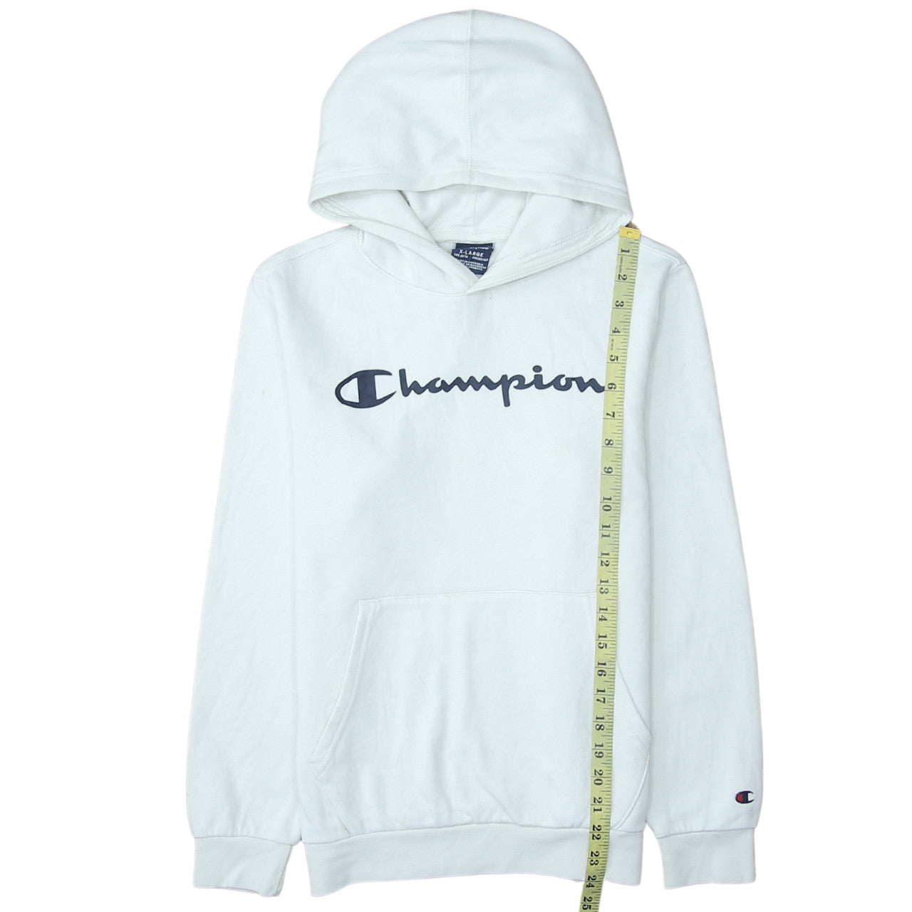 Boys UK Size 13-14 Years Champion White Pullover Hoodie