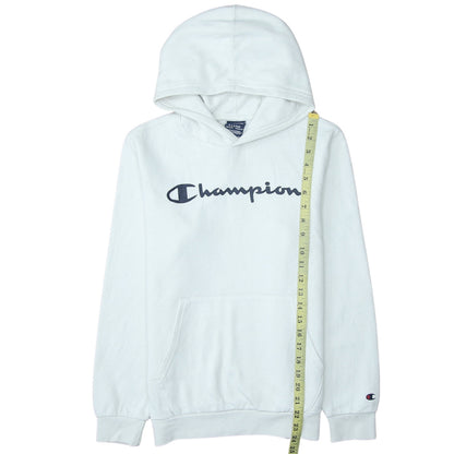Boys UK Size 13-14 Years Champion White Pullover Hoodie