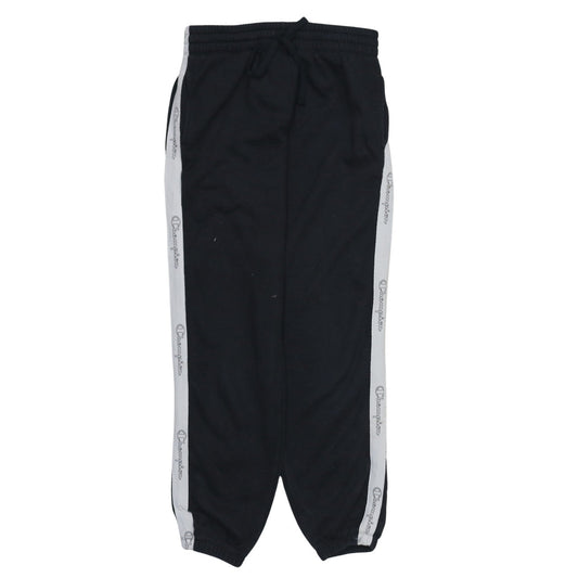 Mens UK Size S Champion Regular Fit Sweatpants Black Trousers