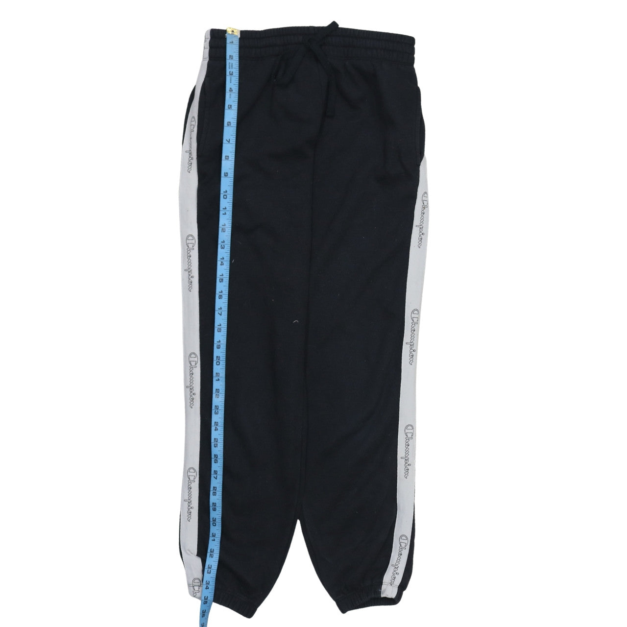 Mens UK Size S Champion Regular Fit Sweatpants Black Trousers