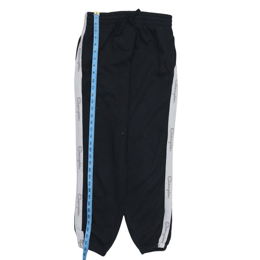 Mens UK Size S Champion Regular Fit Sweatpants Black Trousers