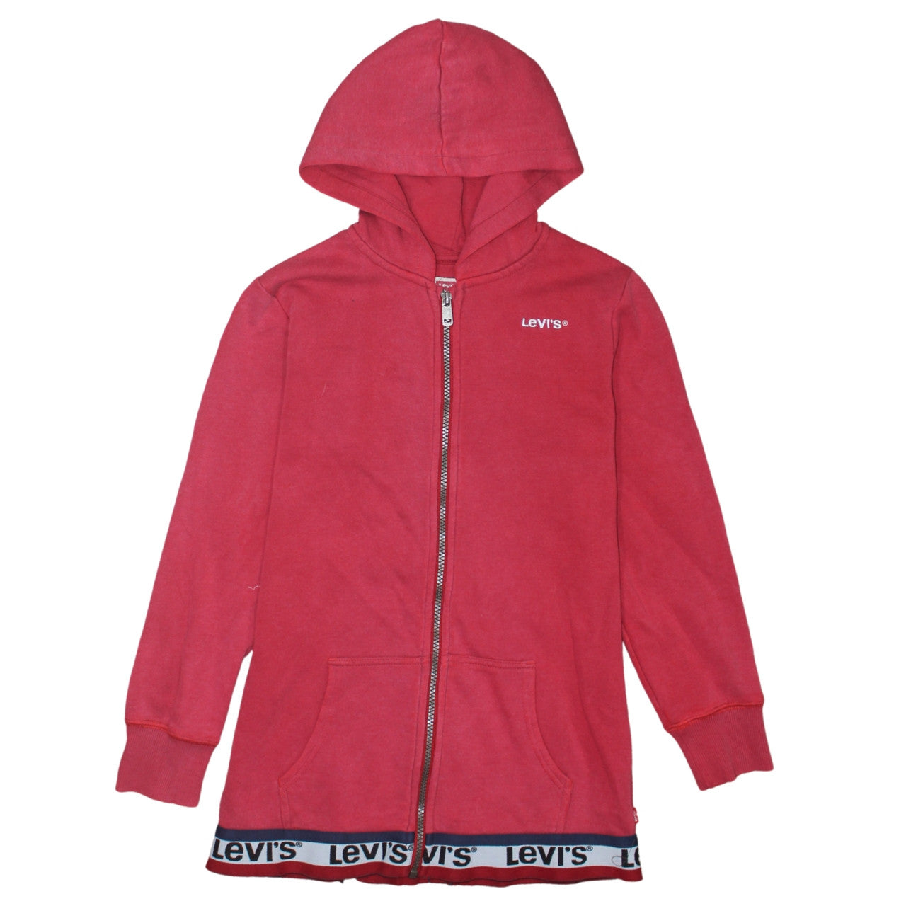 Boys UK Size 12 Years Levi's Red Full Zip Hoodie