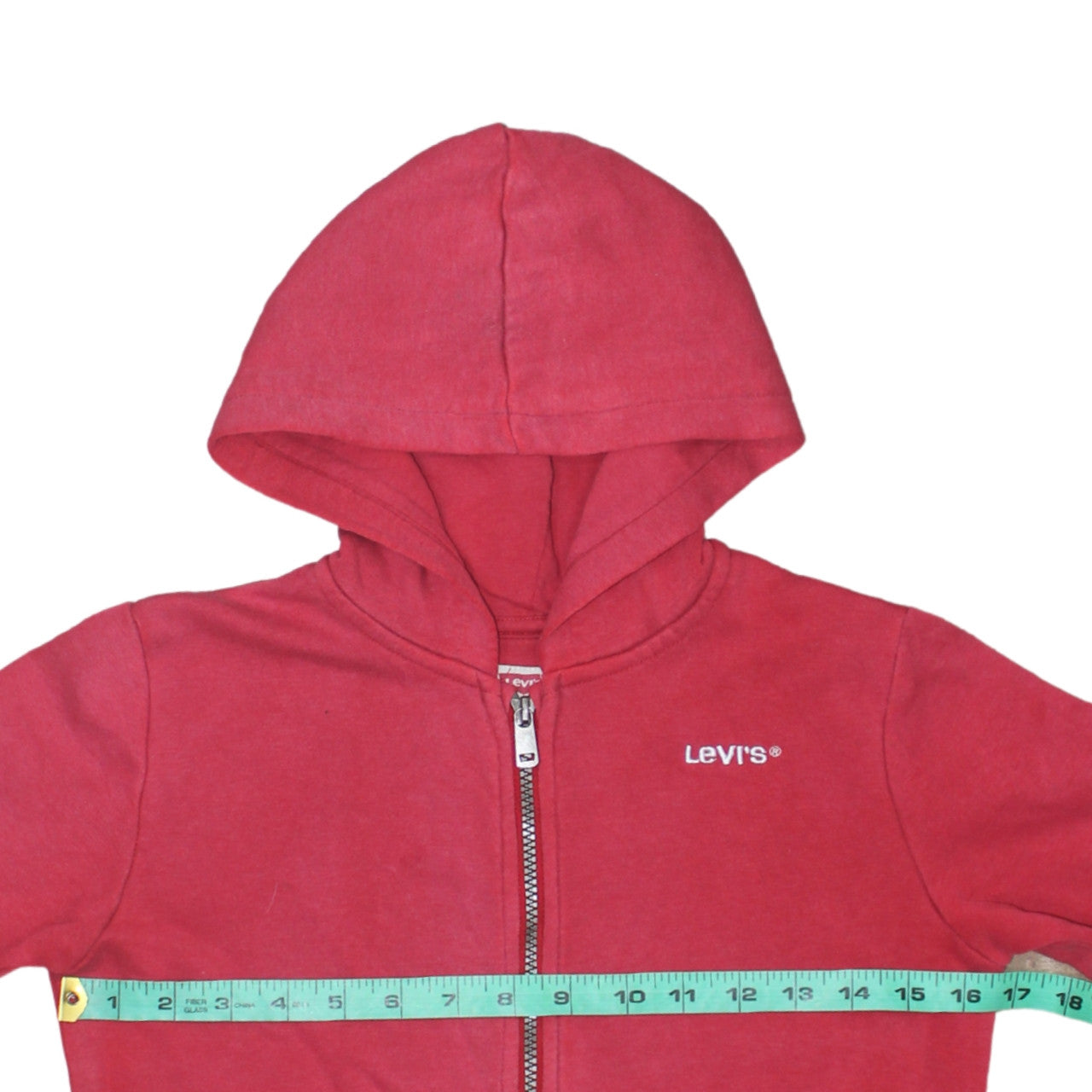 Boys UK Size 12 Years Levi's Red Full Zip Hoodie