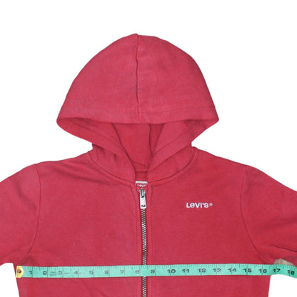 Boys UK Size 12 Years Levi's Red Full Zip Hoodie